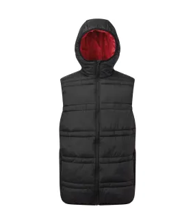 2786 Mens Latitude Hooded Body Warmer (Black/Red) - UTRW8247