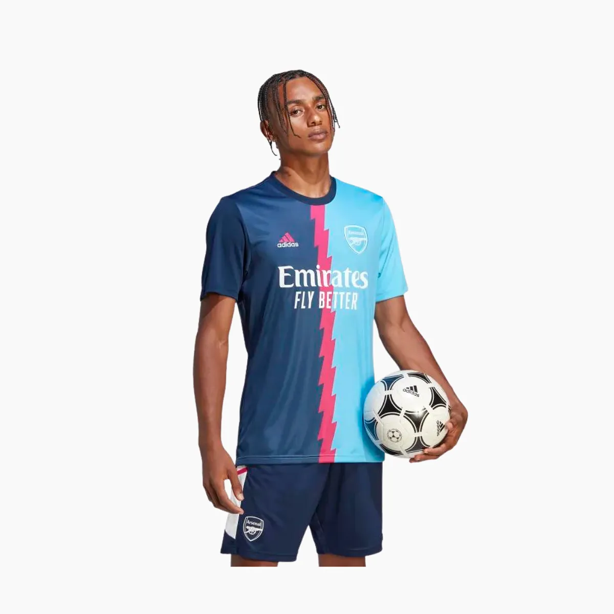 Adidas Aresenal Pre-Match Jersey -Collegiate Navy / Team Real Magenta / Sky Rush