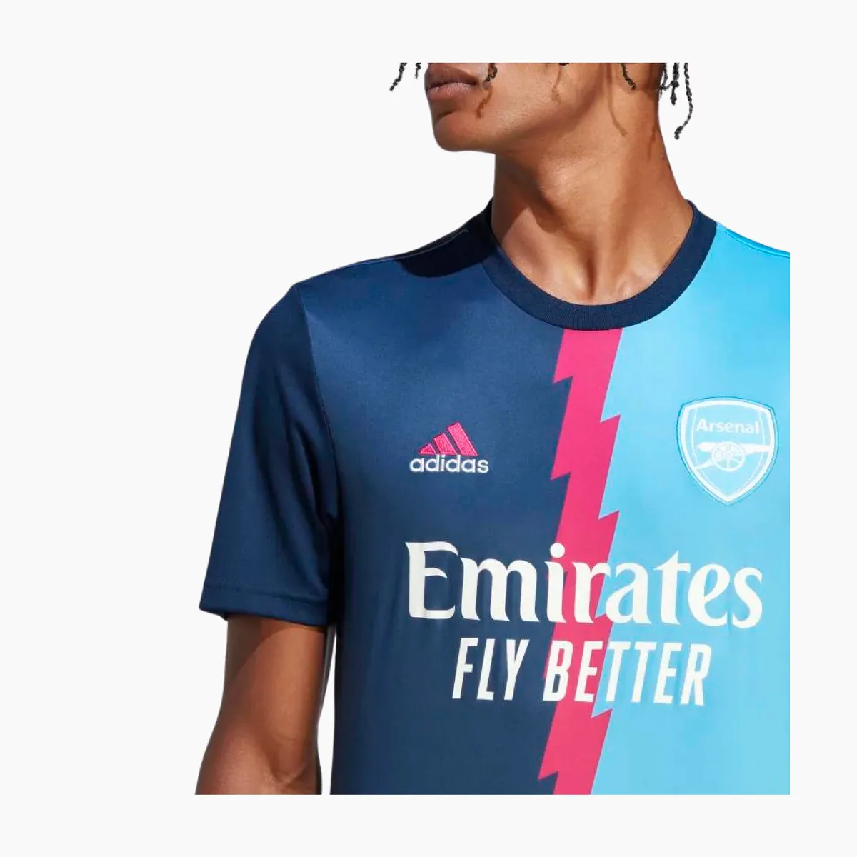 Adidas Aresenal Pre-Match Jersey -Collegiate Navy / Team Real Magenta / Sky Rush