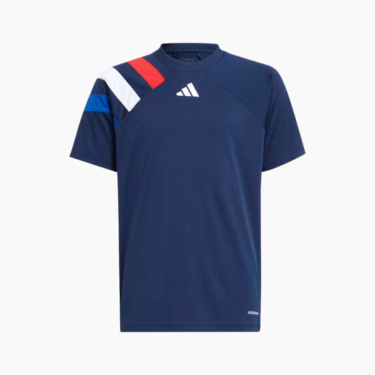 Adidas Fortore 23 Kids Unisex Football Jersey (5-16 Years) -Navy Blue 2/Team Collegiate Red/White/Royal Blue