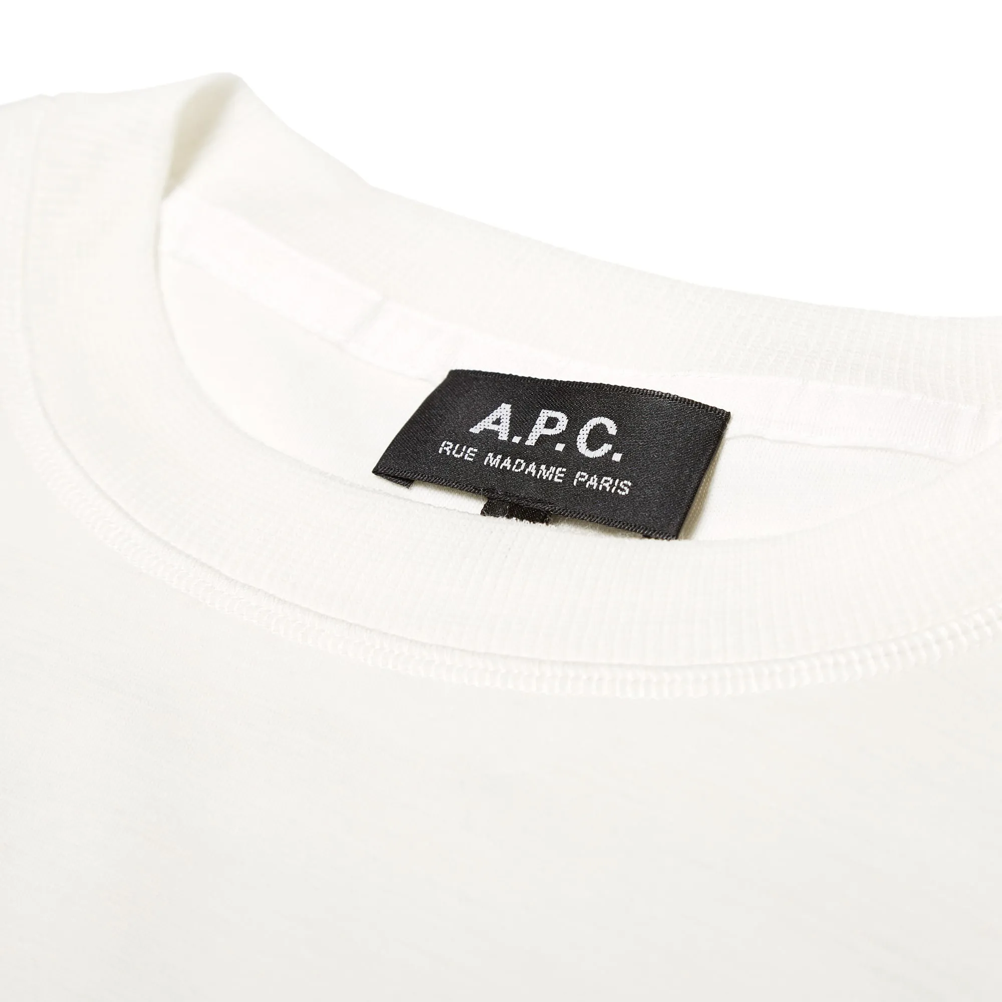 A.P.C. Long Sleeve Lumber TeeWhite