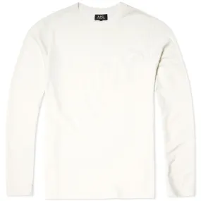 A.P.C. Long Sleeve Lumber TeeWhite