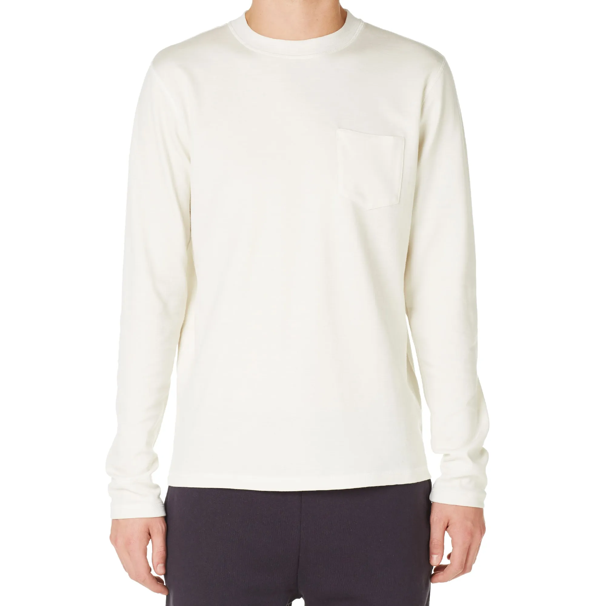 A.P.C. Long Sleeve Lumber TeeWhite