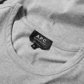 A.P.C. Long Sleeve Timmy TeeGrey