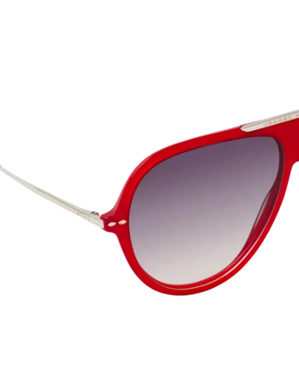 Aviator Sunglasses Red