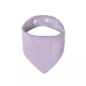 Baby Bandana Cotton Muslin Dribble Bib — Mauve