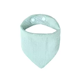 Baby Bandana Cotton Muslin Dribble Bib — Mint