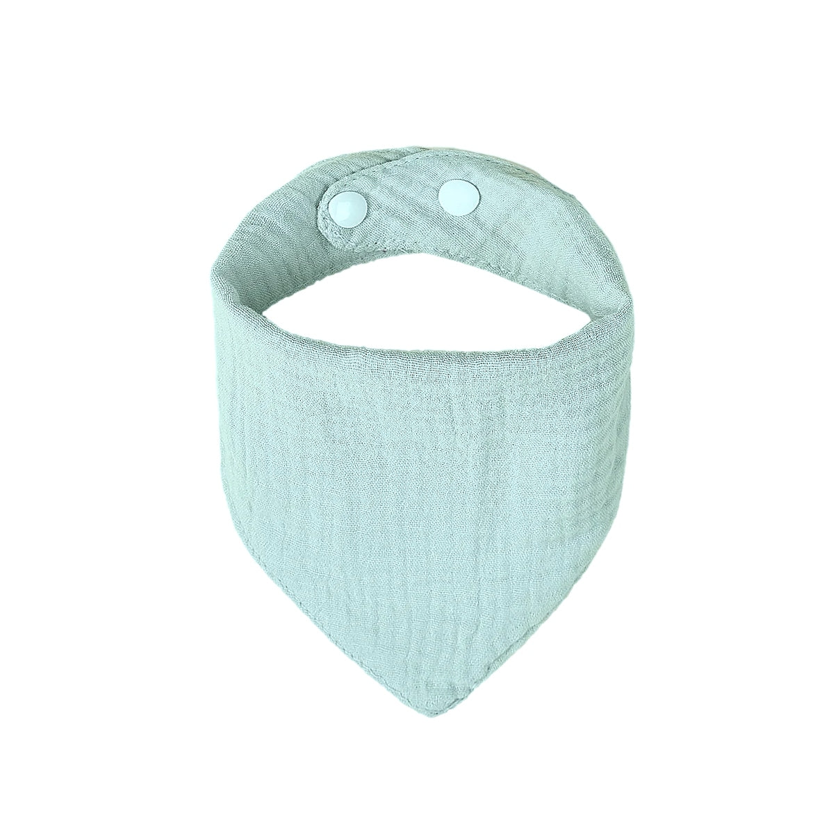 Baby Bandana Cotton Muslin Dribble Bib — Mint