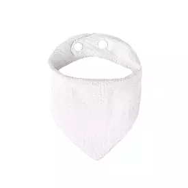 Baby Bandana Cotton Muslin Dribble Bib — Stone