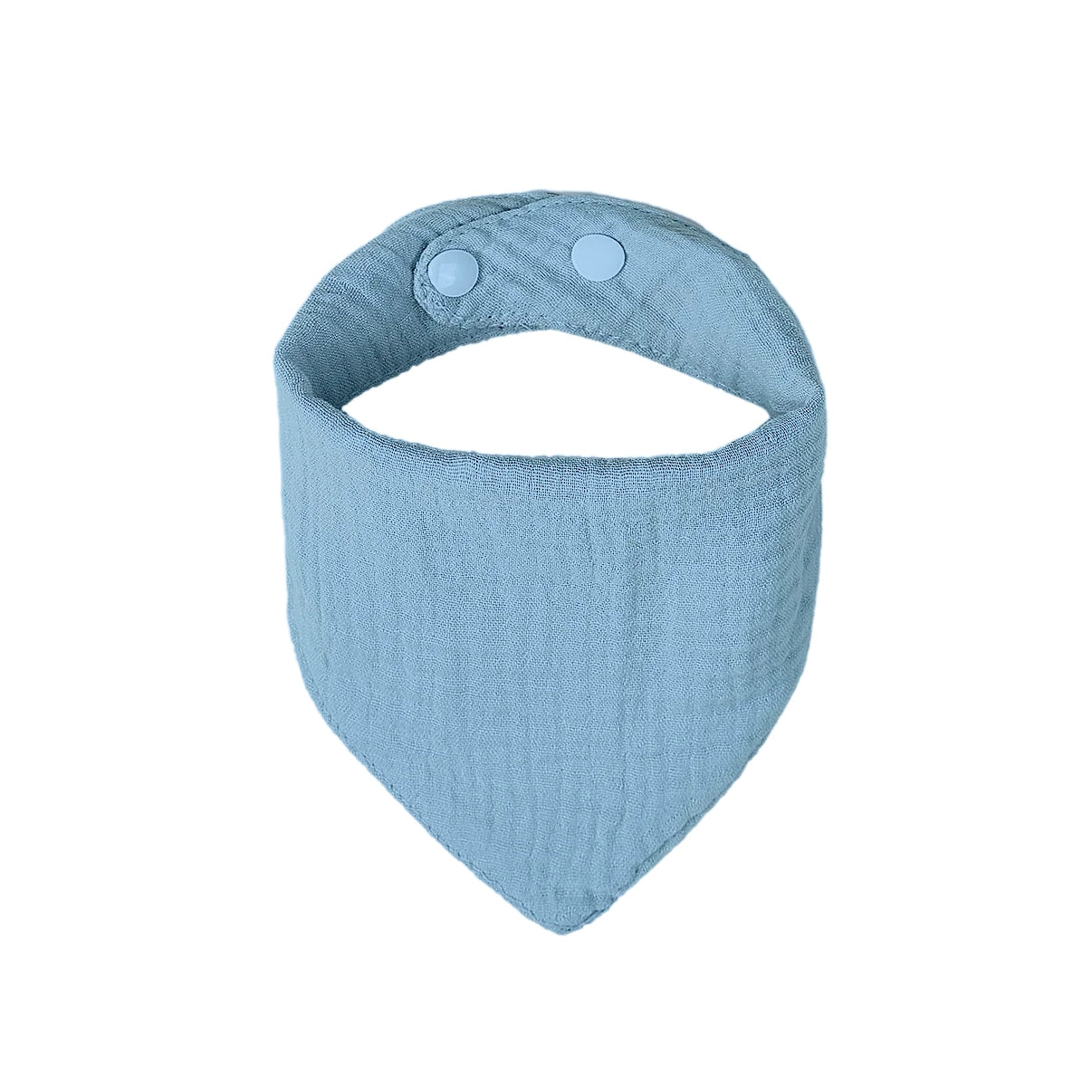 Baby Bandana Cotton Muslin Dribble Bib — Teal