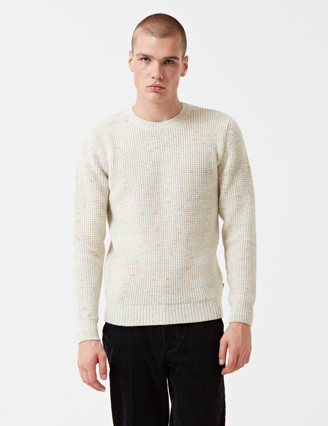 Barbour Blade Knit Jumper - Fog Grey