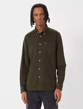 Barbour Cord 1 Tailored Shirt - Forest Green