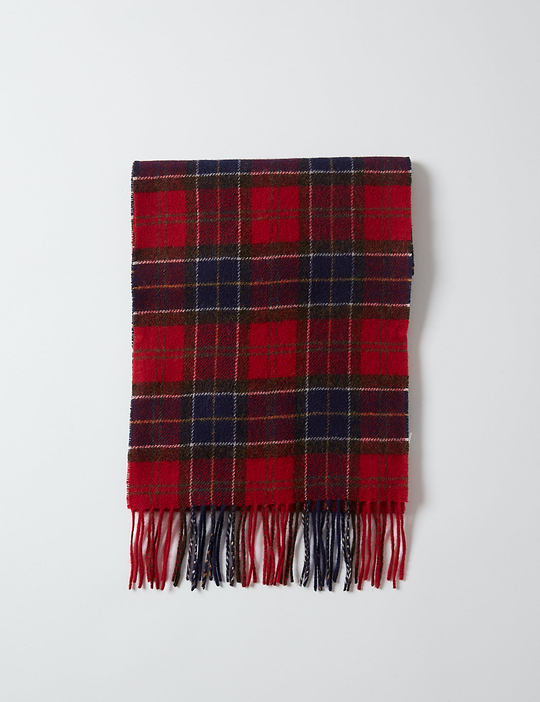 Barbour Holden Tartan Scarf (Lambswool) - Red Tartan