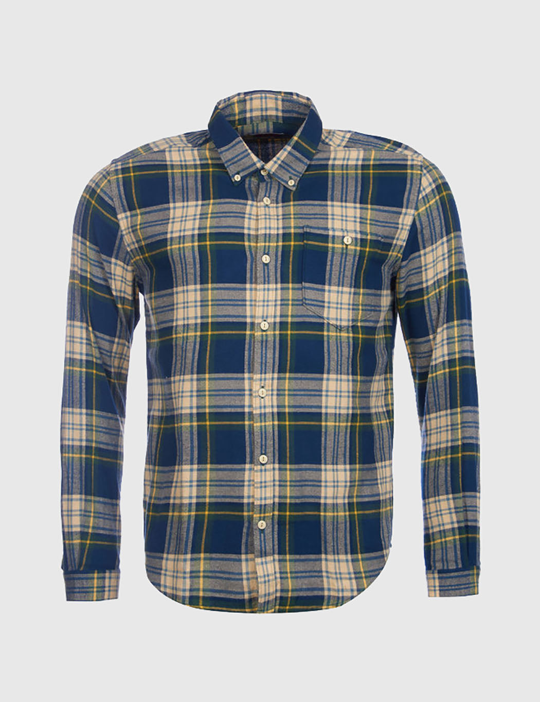 Barbour Leith Checked Shirt - Forest Blue