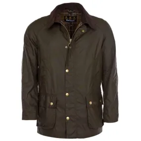 Barbour Mens Ashby Wax Jacket in Olive