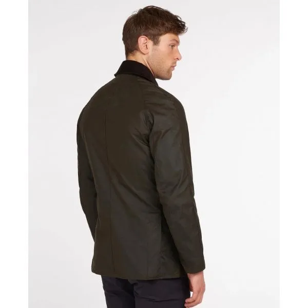 Barbour Mens Ashby Wax Jacket in Olive