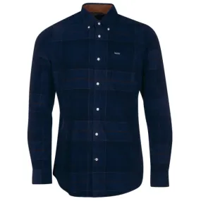 Barbour Mens Blair Tailored Fit Shirt in Midnight Tartan