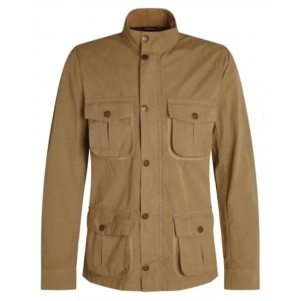 Barbour Mens Corbridge Utility Jacket in Bleached Olive