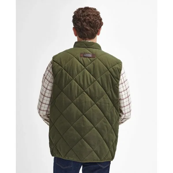 Barbour Mens Country Liddesdale Quilted Gilet in Olive