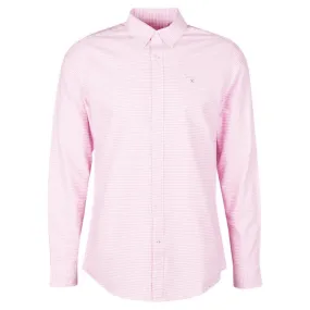 Barbour Mens Gingham Oxford Tailored Shirt in Pink