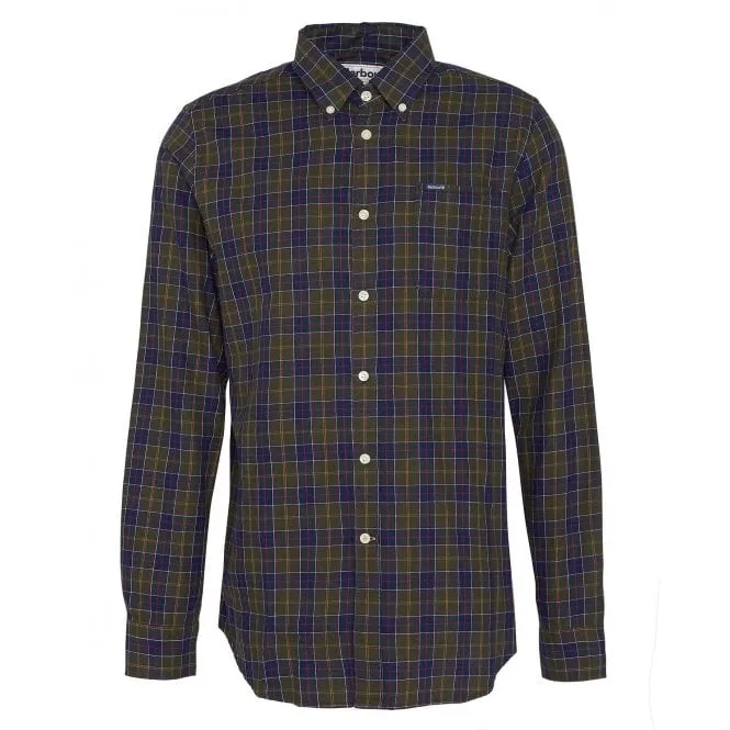 Barbour Mens Lanark Tailored Shirt in Classic Tartan