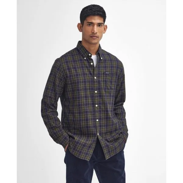 Barbour Mens Lanark Tailored Shirt in Classic Tartan