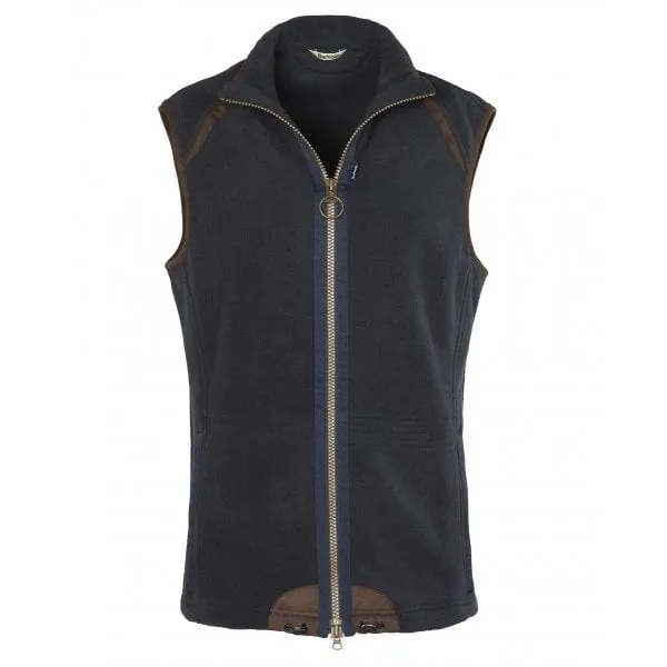 Barbour Mens Langdale Fleece Gilet in Navy