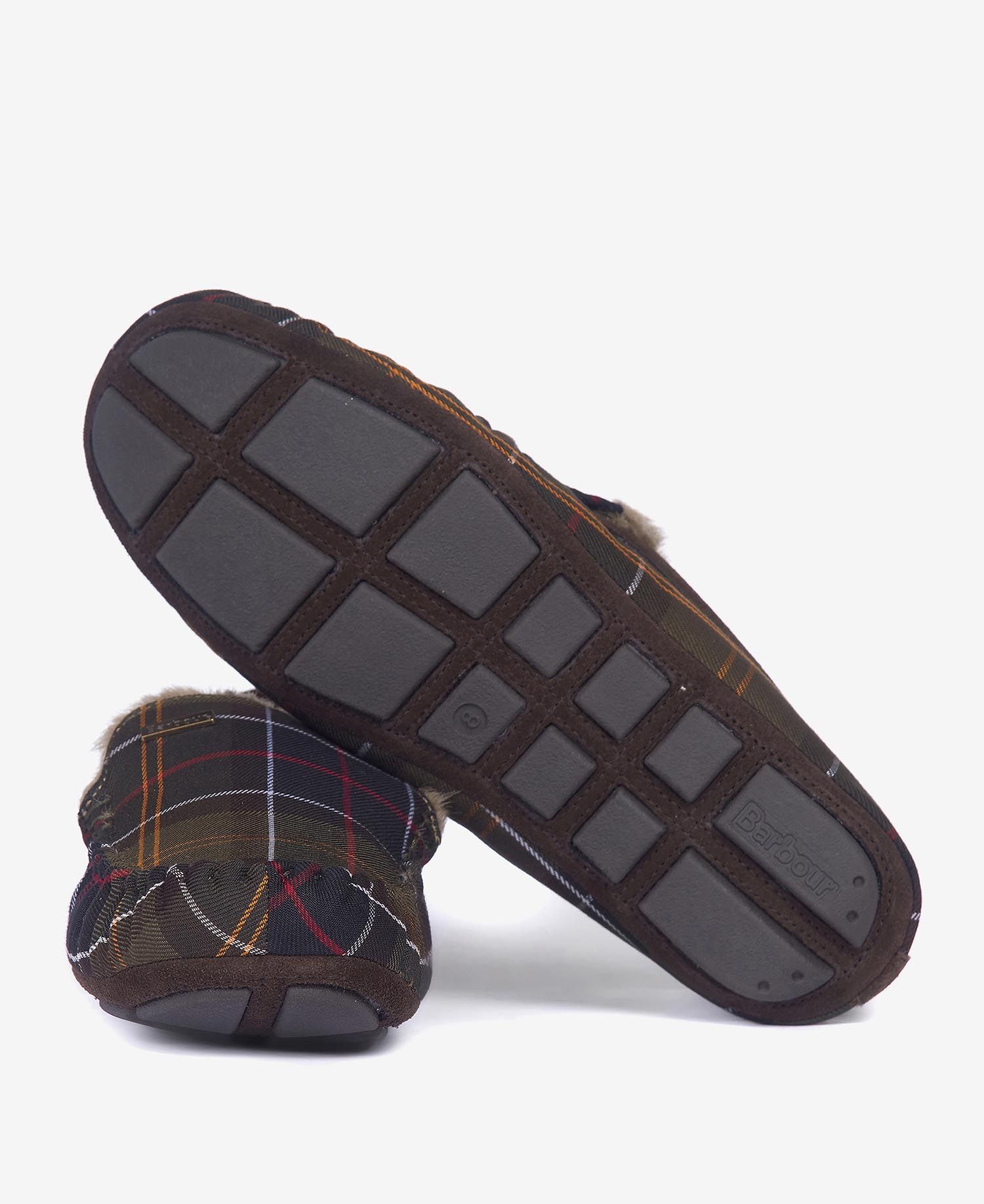 Barbour Mens 'Monty' Tartan Check Moccasin Slippers