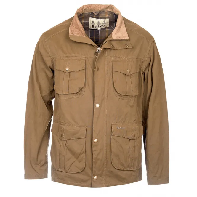 Barbour Mens Sanderling Casual Jacket in Dark Sand