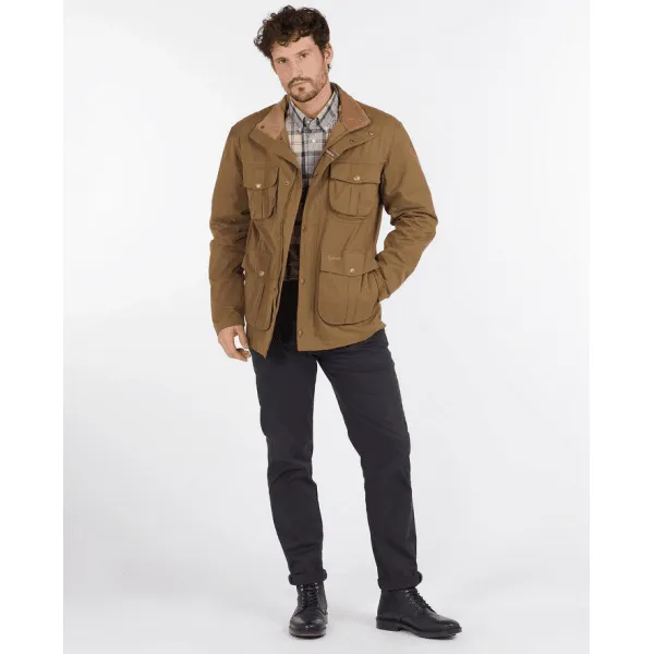 Barbour Mens Sanderling Casual Jacket in Dark Sand