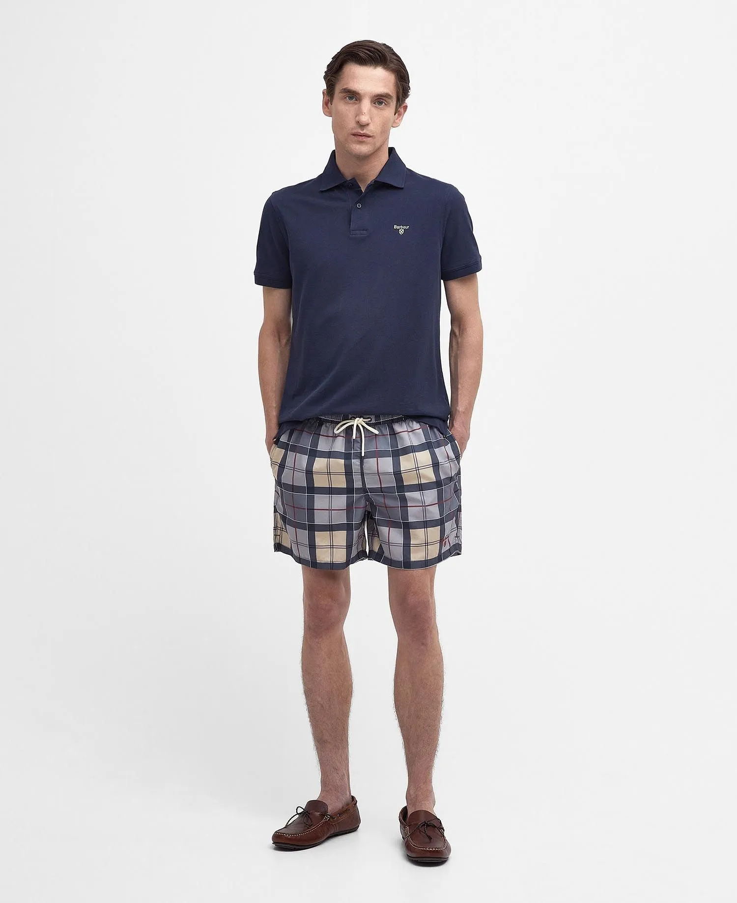 Barbour Mens 'Staple' Tartan Check Swim Shorts