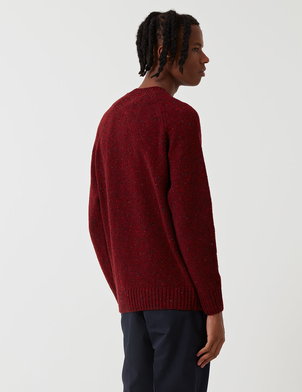 Barbour Netherton Knit Sweatshirt - Merlot