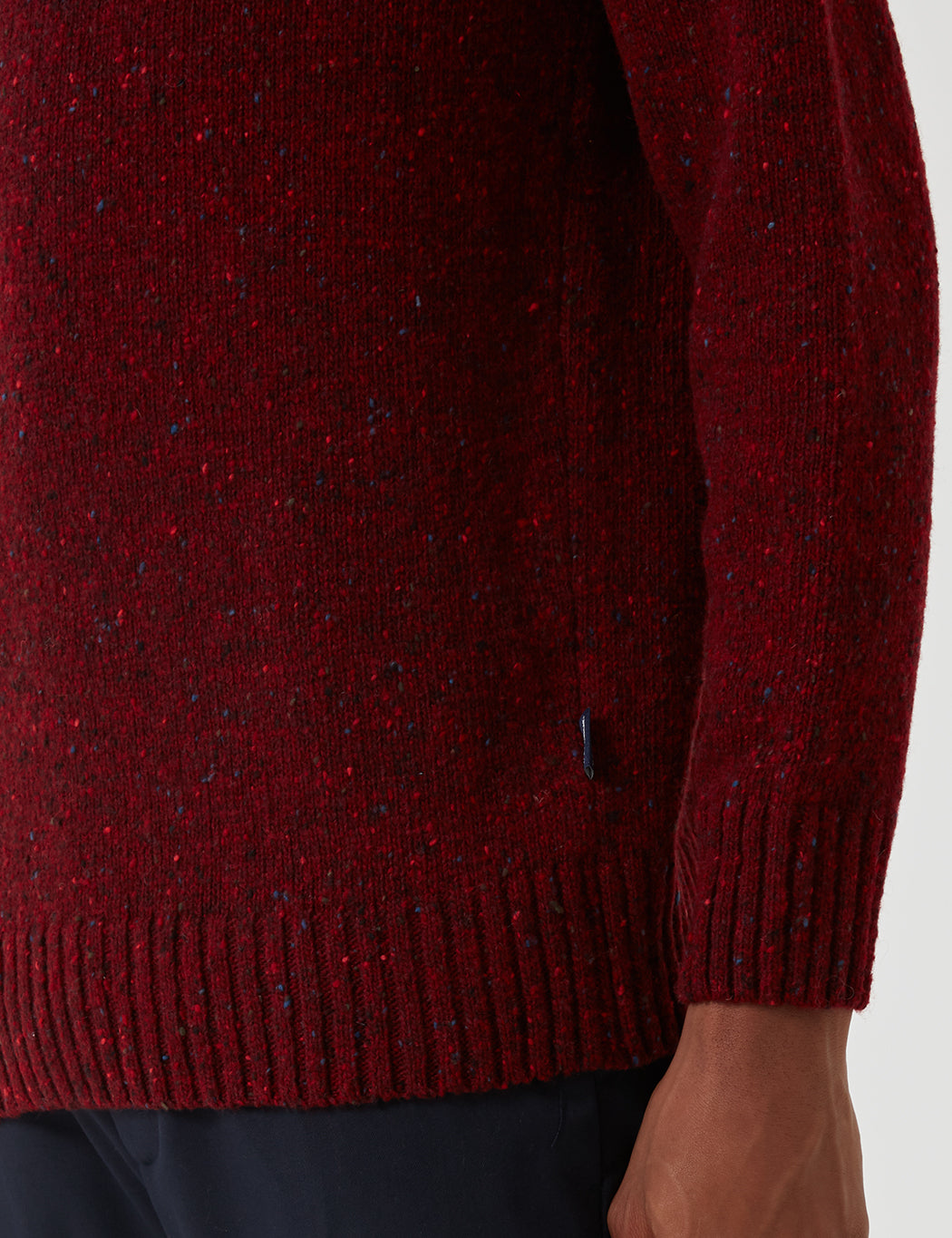 Barbour Netherton Knit Sweatshirt - Merlot