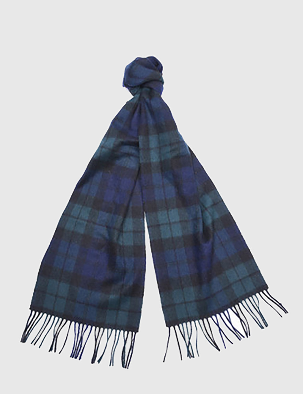 Barbour New Check Tartan Scarf - Black Watch