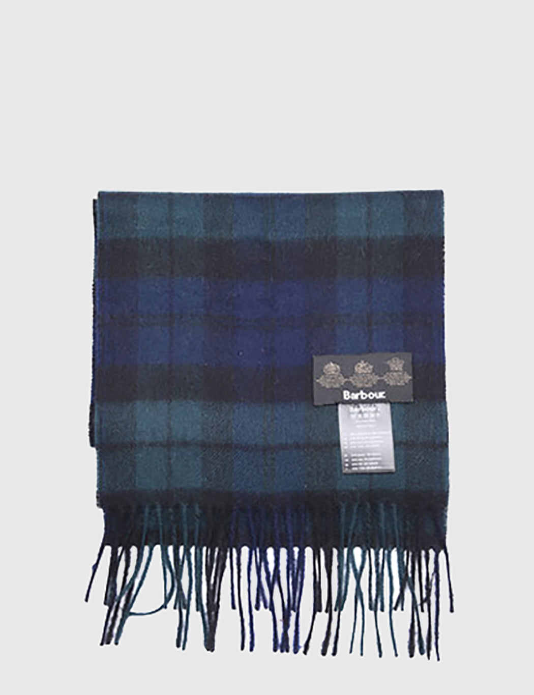 Barbour New Check Tartan Scarf - Black Watch