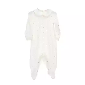 Beige Crystallized Onesie