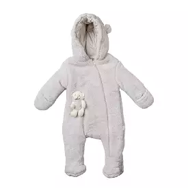 Beige Teddy Welsoft Babysuit