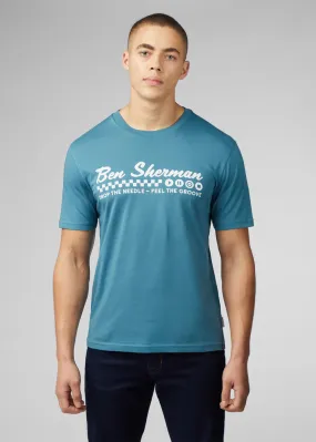 Ben Sherman Feel The Groove T-Shirt Teal