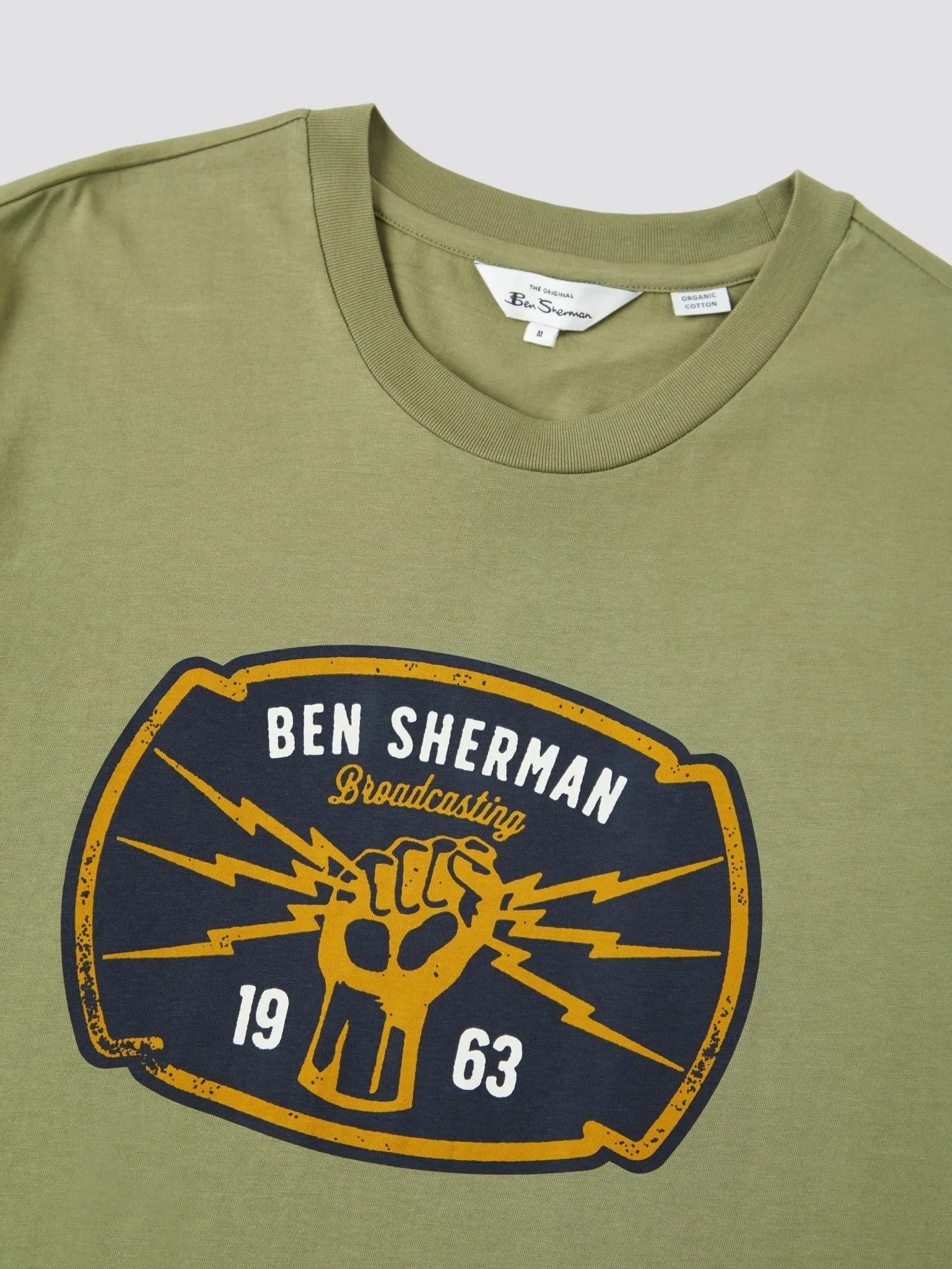 Ben Sherman Mens Broadcasting Power T-Shirt