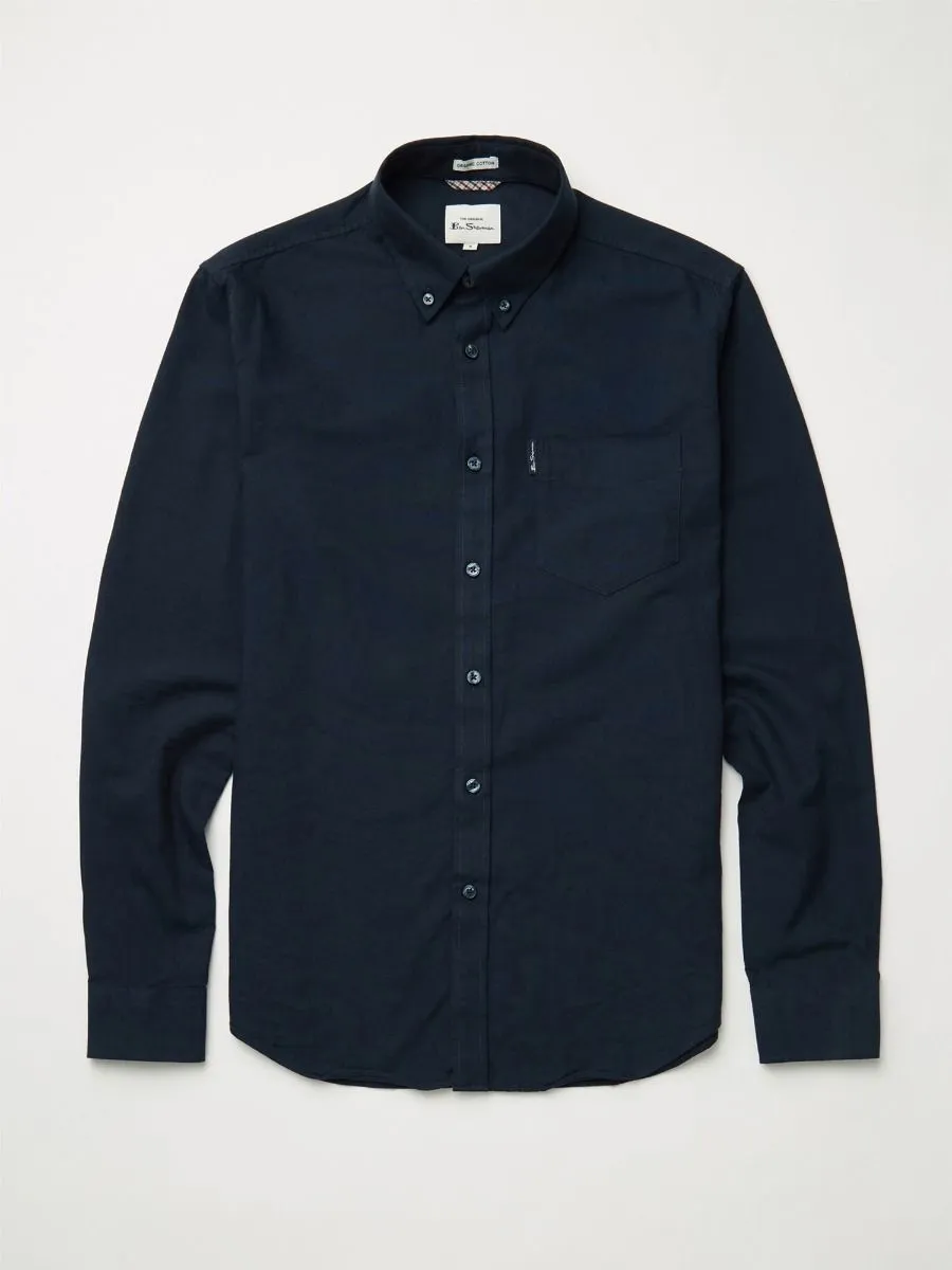 Ben Sherman Signature Long Sleeve Oxford Shirt Dark Navy