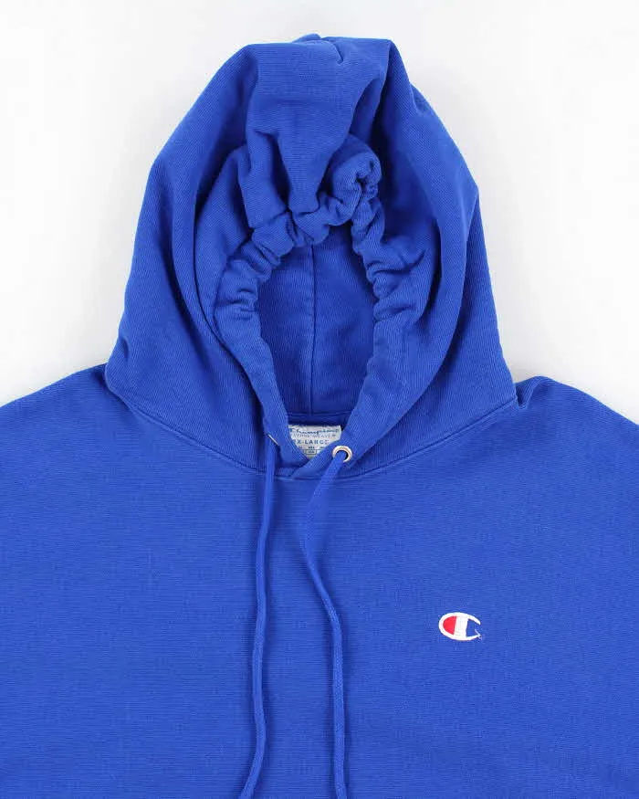 Champion Reverse Weave Blue Hoodie - XXL