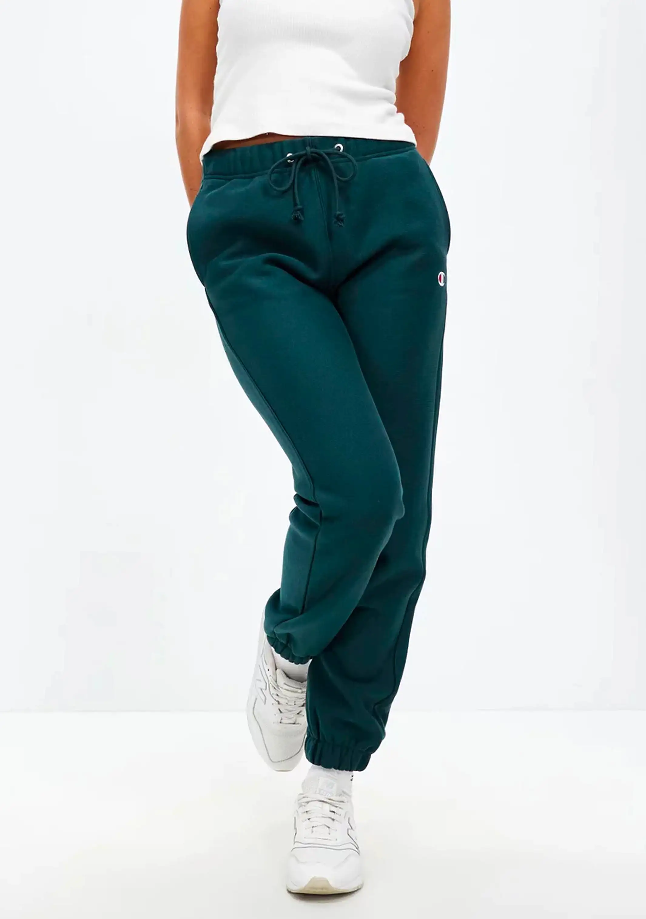 Champion Womens Reverse Weave Joggers Dark Green <br> CRNUN XNS