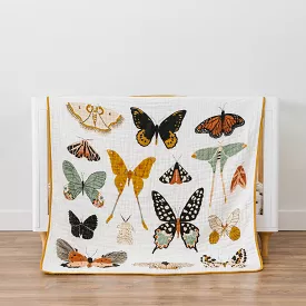 Clementine Kids Quilt - Cotton Muslin - Butterfly Collector