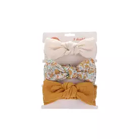 Cotton 3 Piece Baby Headband Set #3