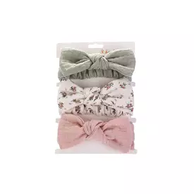 Cotton 3 Piece Baby Headband Set #4