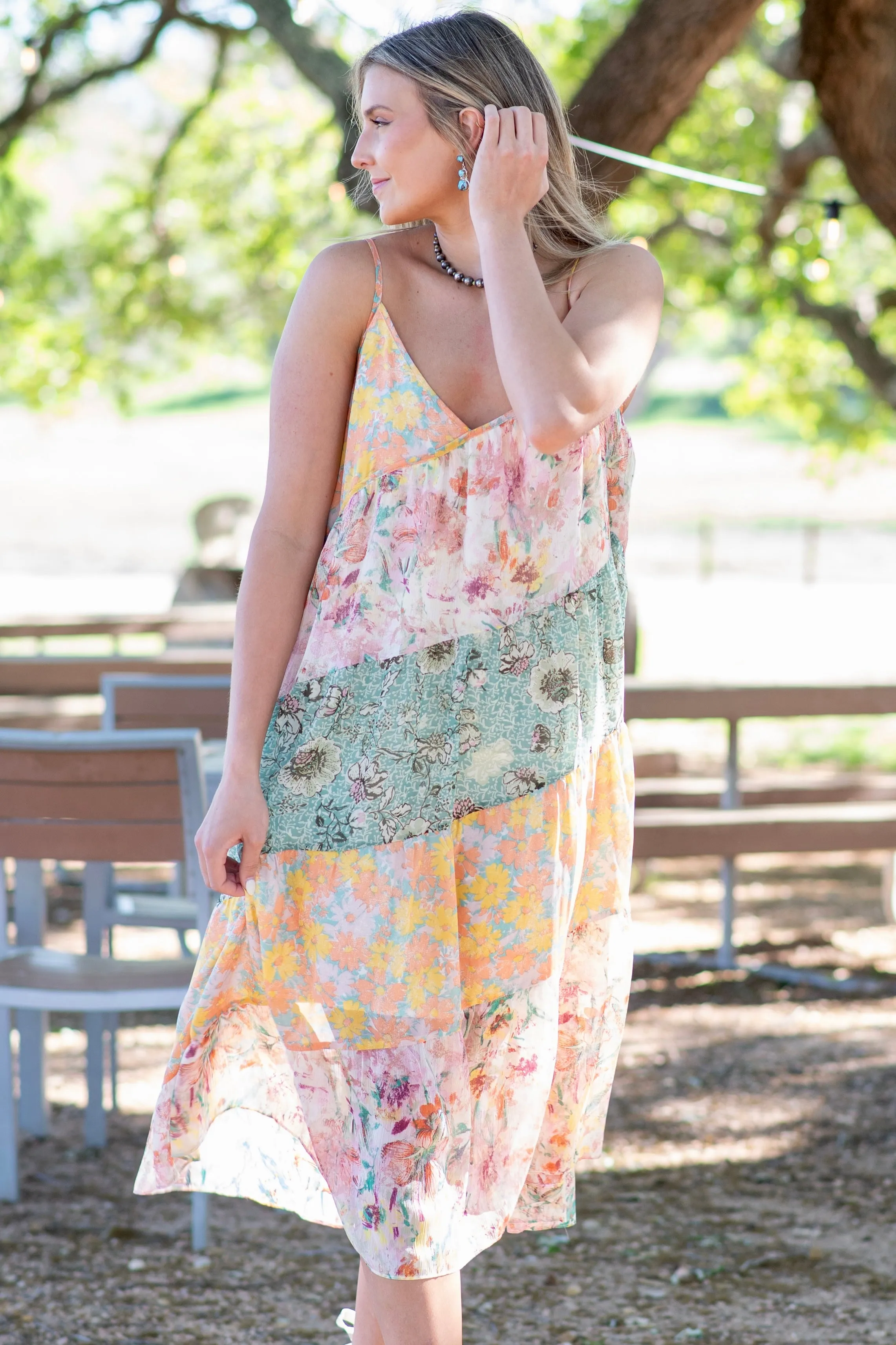 Floral Mix Maxi Dress