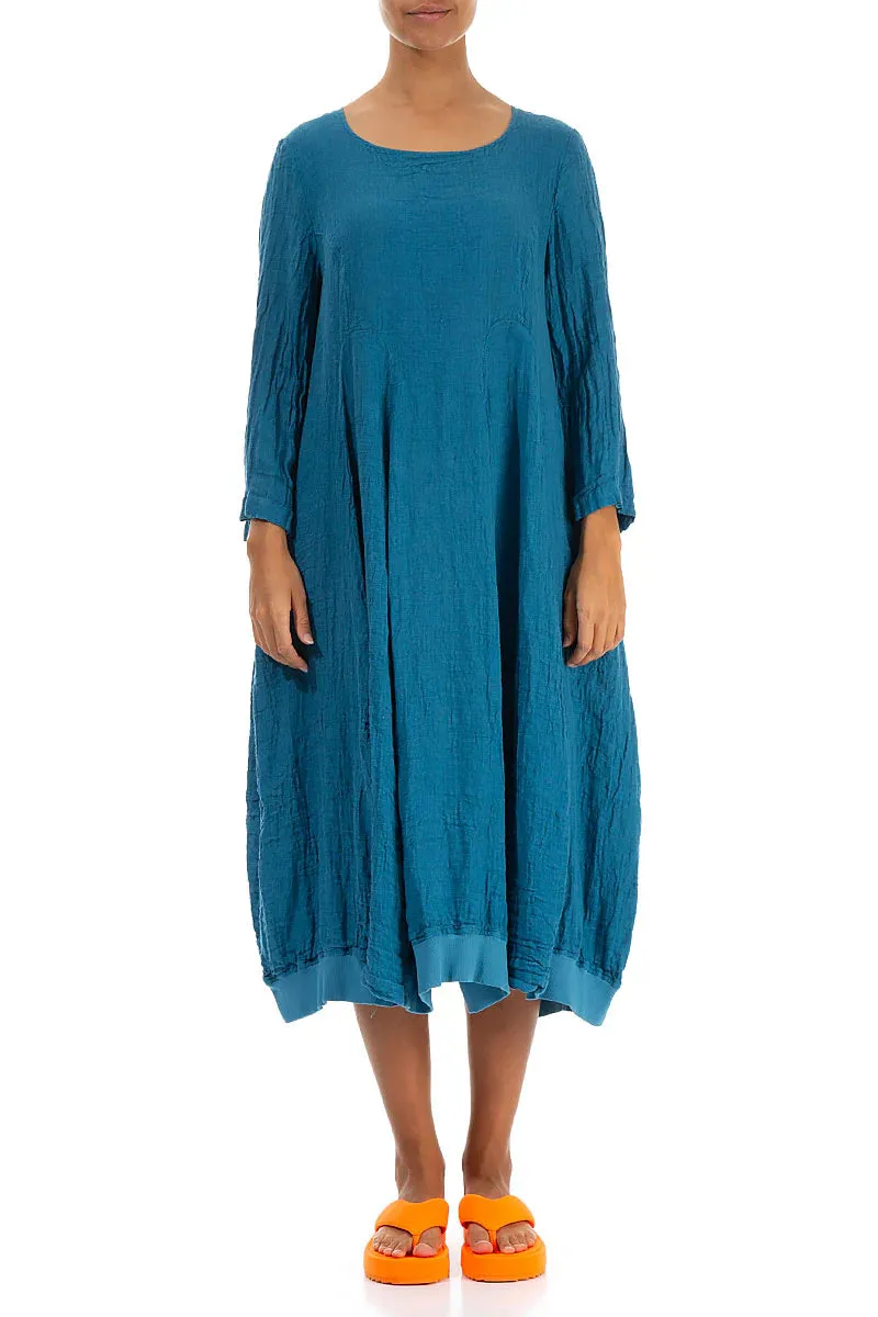 Grizas Linen Dress 91749-L230 (Ice Blue) fits like a 1X