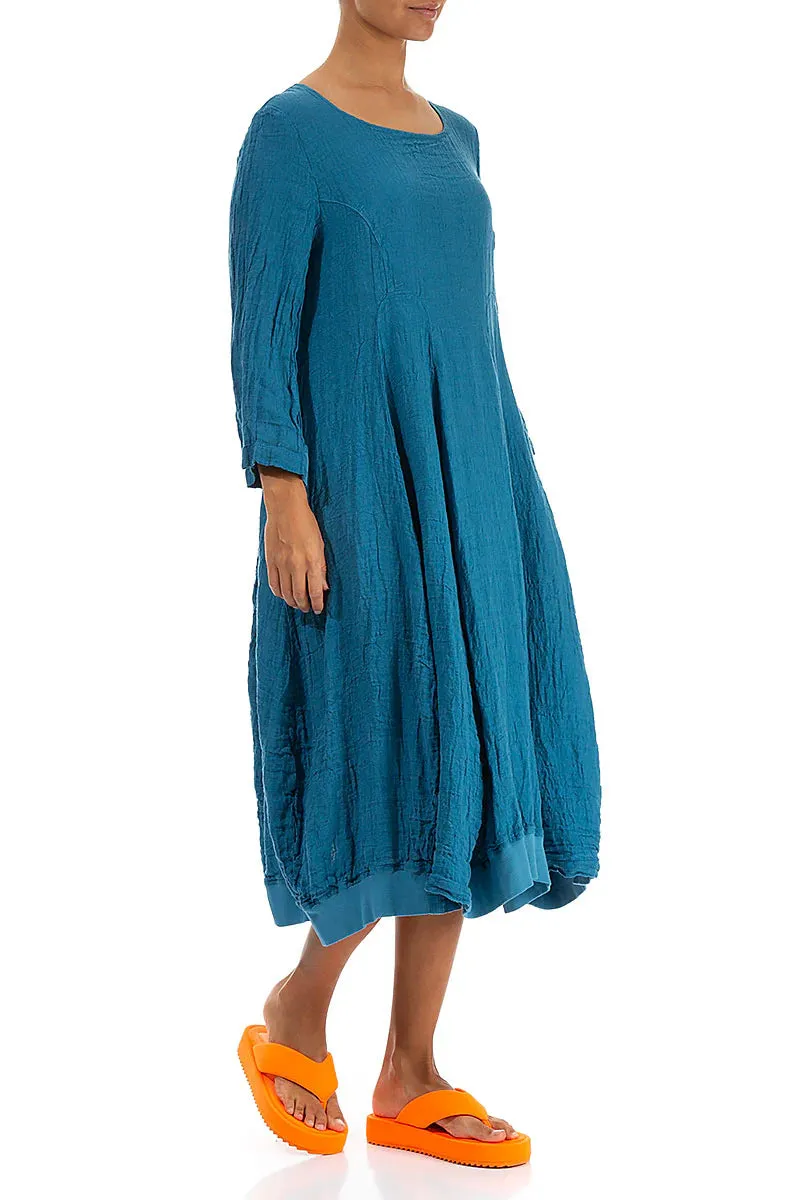 Grizas Linen Dress 91749-L230 (Ice Blue) fits like a 1X