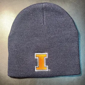 Illinois University Officially Licensed Collegiate Ann Co Product Navy Beanie