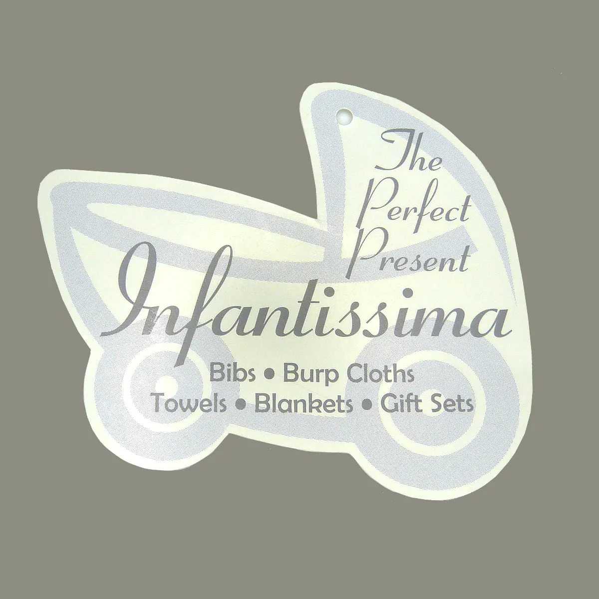 Infantissima Bib, Burp Burpy, Hooded Towel  Set  - Blue Gingham Check